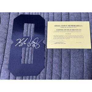 Autographed Kyle Brady NCAA Penn St Nittany Lions jersey #8 COA NE Patriots Jets